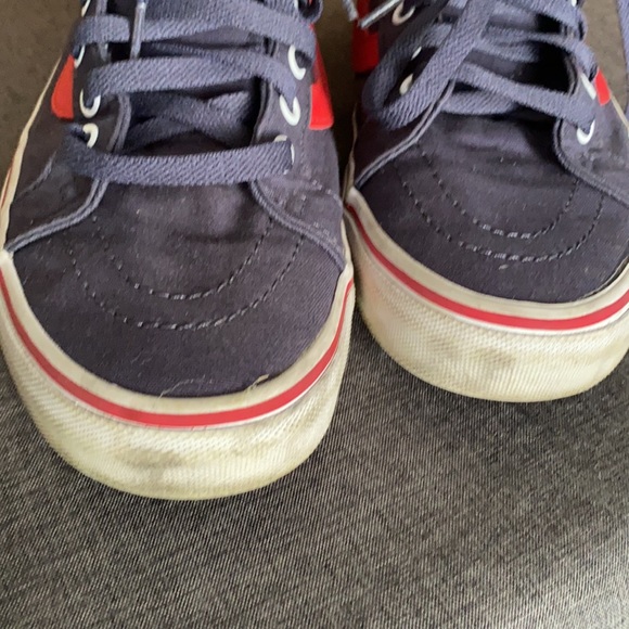 Pre-loved men’s vans high tops size 8 1/2 - Picture 2 of 7